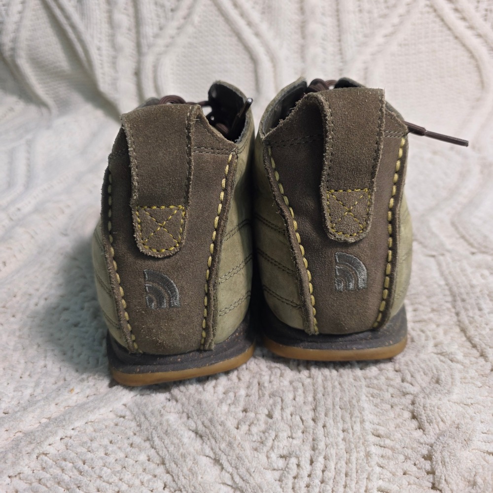 The North Face Ballard Lace Up Chukka Boots Olive Green Leather Mens 9.5 - Picture 4 of 7
